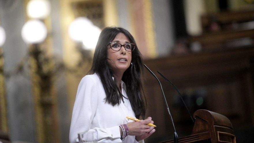 La secretaria general de Podemos Andalucía, Martina Velarde, en una foto de archivo en el Congreso de los Diputados.