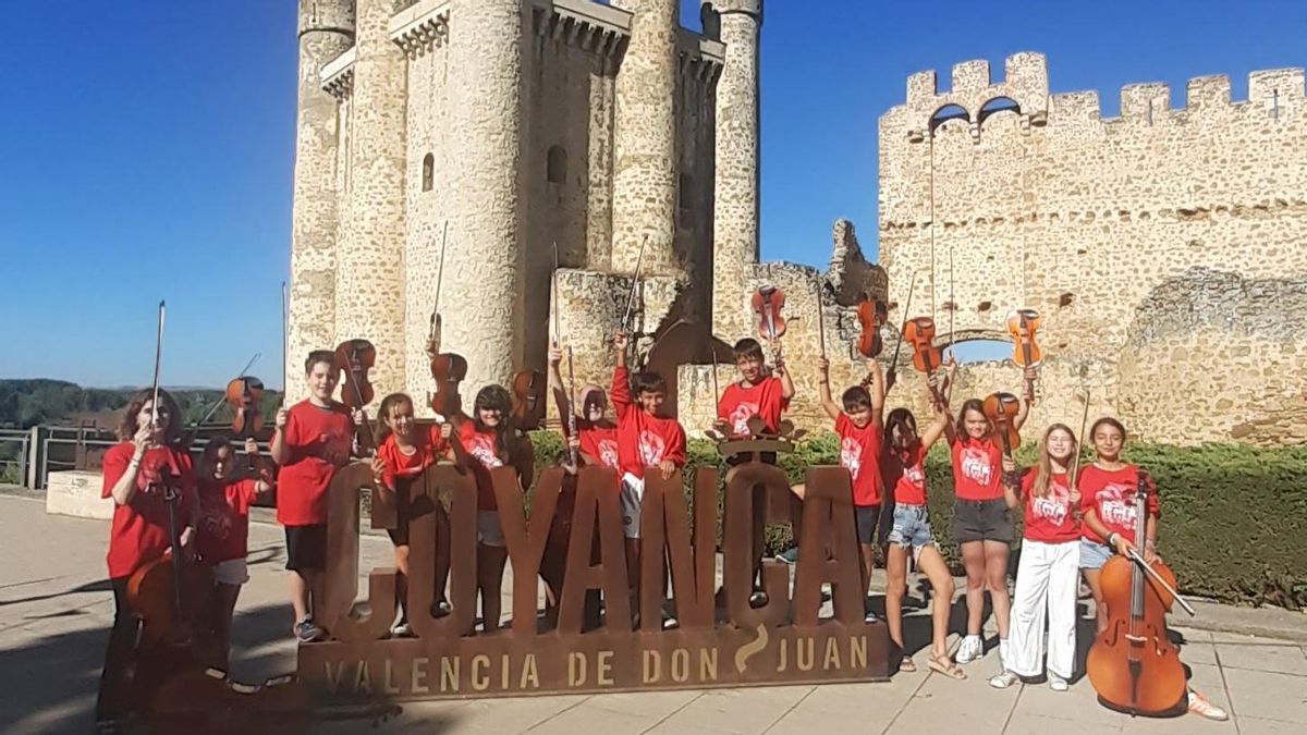 Participantes en el Curso de Técnica e Interpretación Musical de Valencia de Don Juan, archivo.