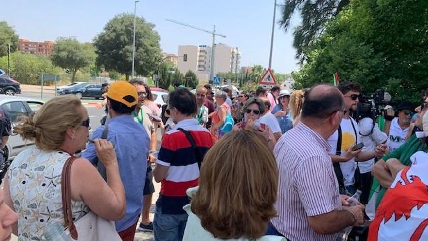 Manifestación de la Plataforma Milana Bonita 