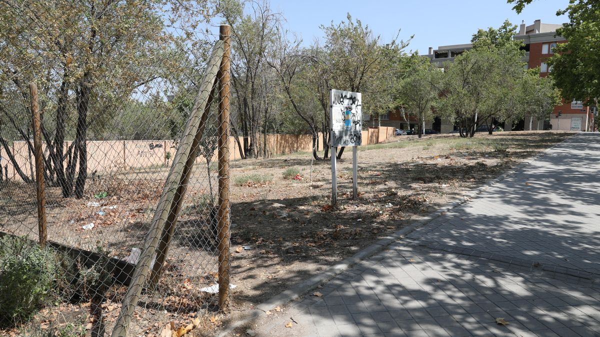 Parte del terreno anunciado para la futura Plaza Cívica de Lucero