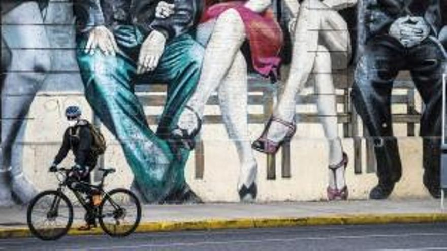 El temor al transporte público duplica el uso de bicicletas, pero las obras de ciclovías están paradas