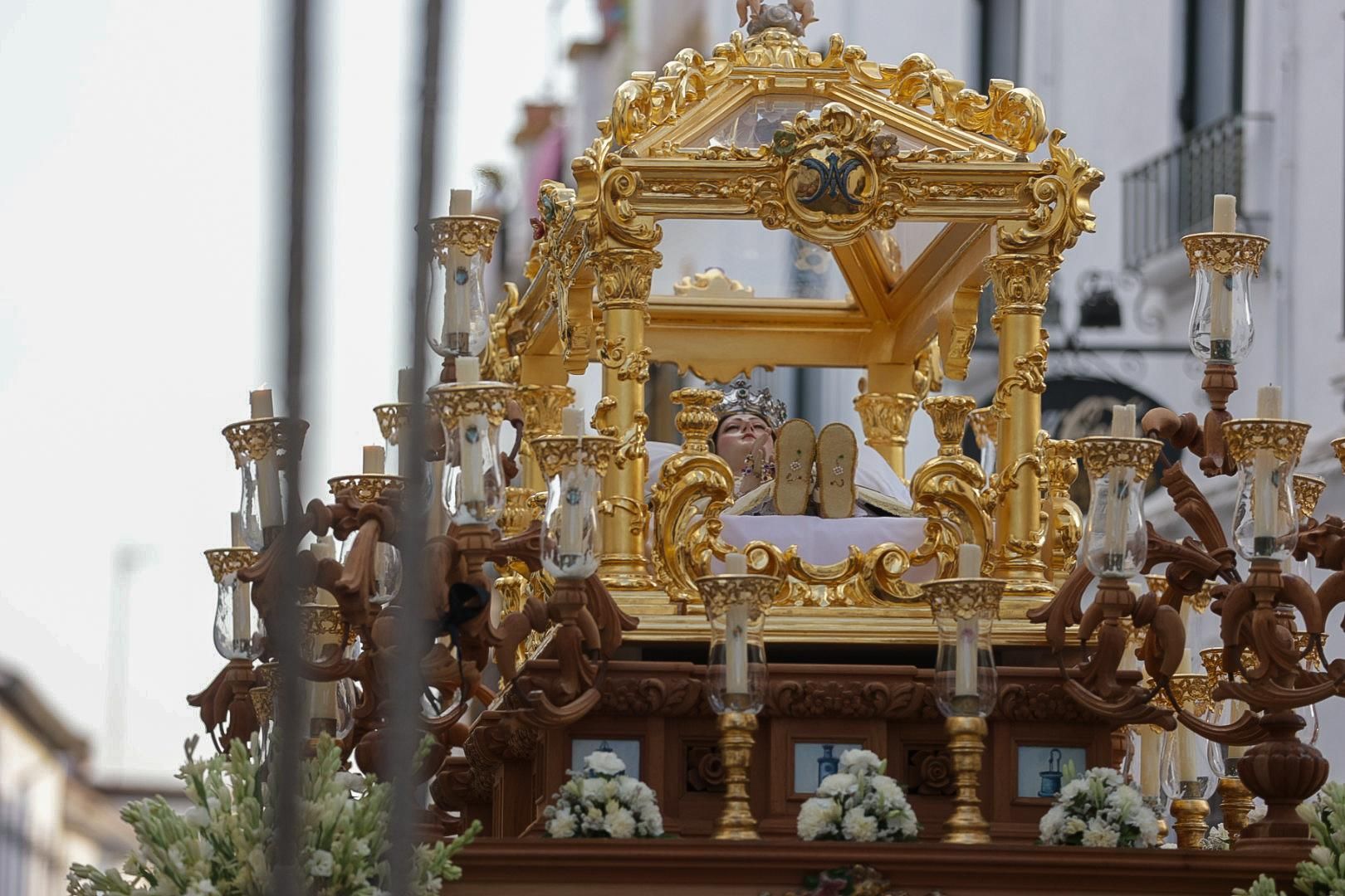 La procesión de la Virgen del Tránsito de Córdoba, en imágenes