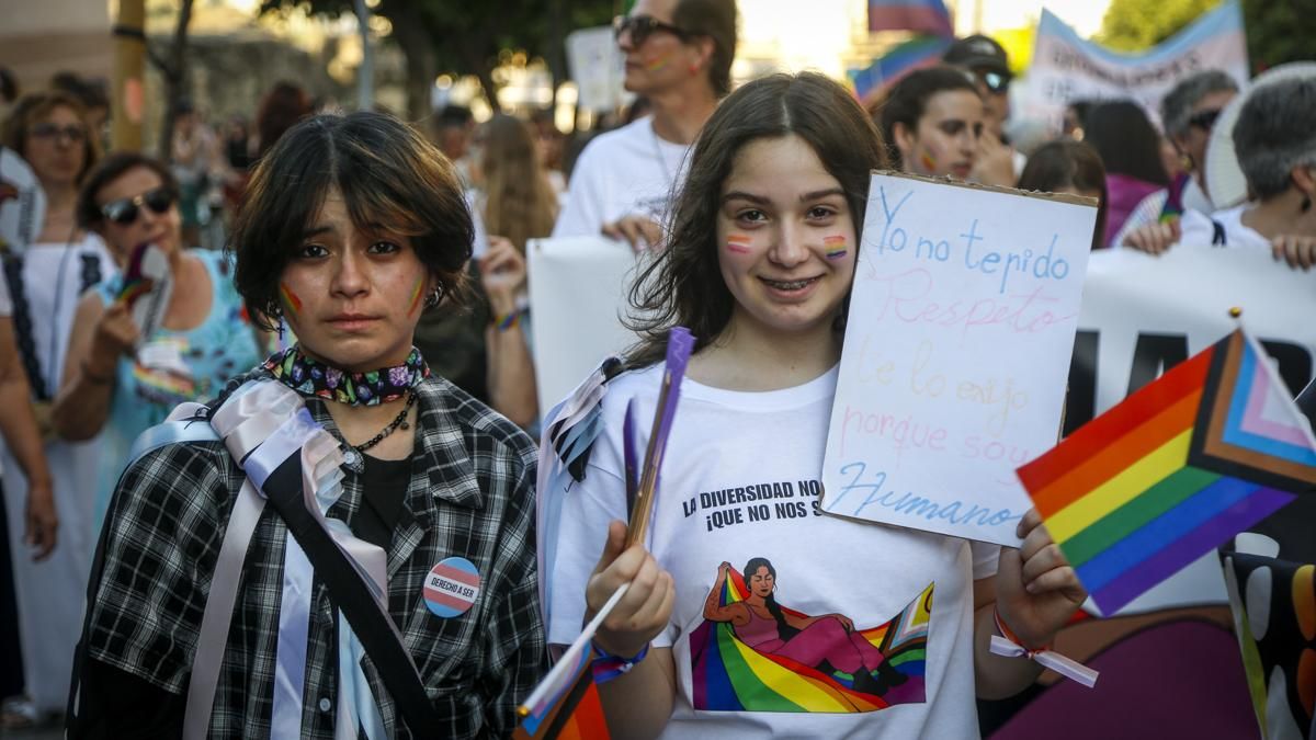 Marcha del Orgullo convocada por la Plataforma Córdoba por la Diversidad
