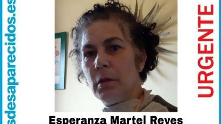 Se busca a Esperanza Martel, una mujer de 58 años desaparecida en Gran Canaria