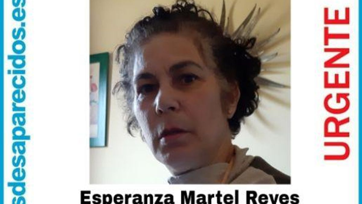 Cartel de la desaparición de Esperanza Martel Reyes