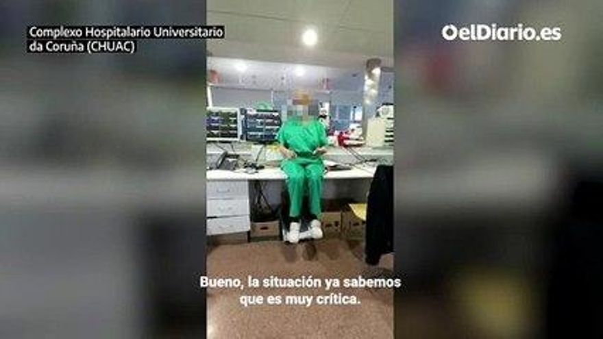 El desesperado mensaje de la enfermera jefa en la UCI del Hospital de A Coruña: "Esto se le fue de las manos a todo el mundo. Es la guerra"