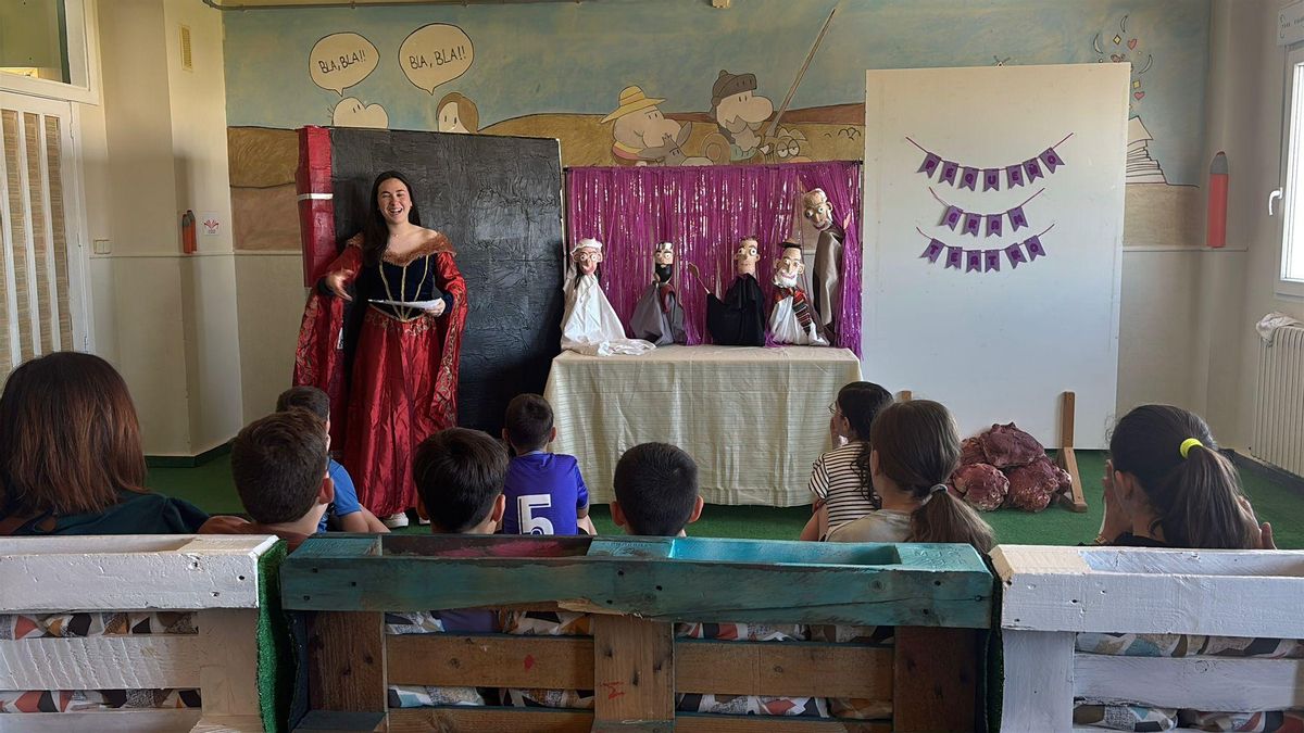 Recreación dentro de la feria 'Viaje por la Historia'