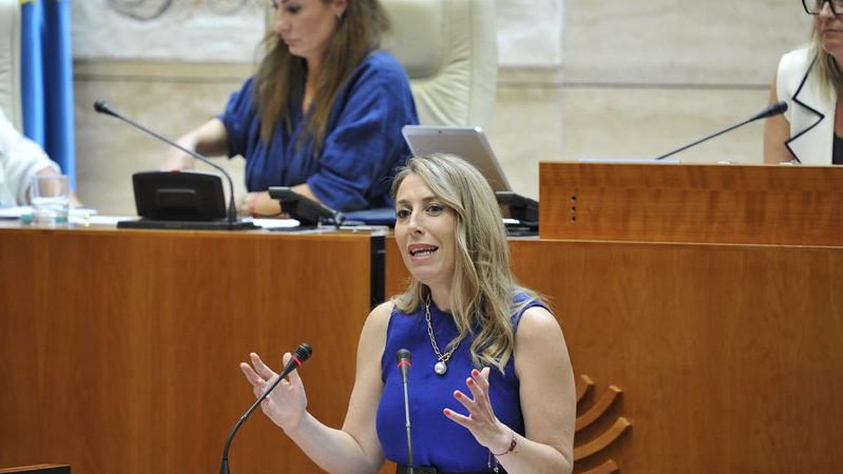 María Guardiola en el segundo día del debate del estado de la región