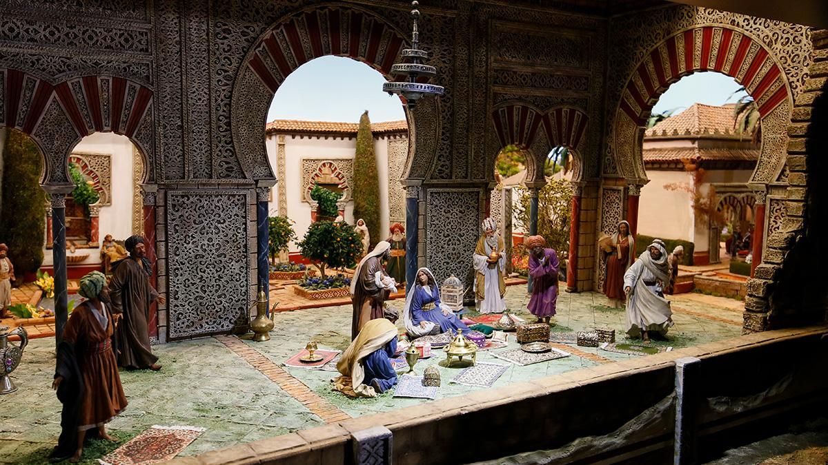 Inauguración del Belen de Cajasol