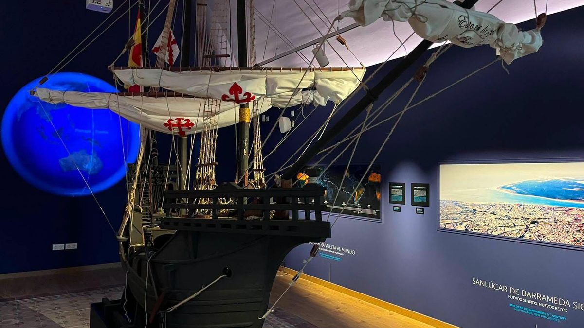 Interior del museo Exploraterra Sanlúcar, en la provincia de Cádiz.
