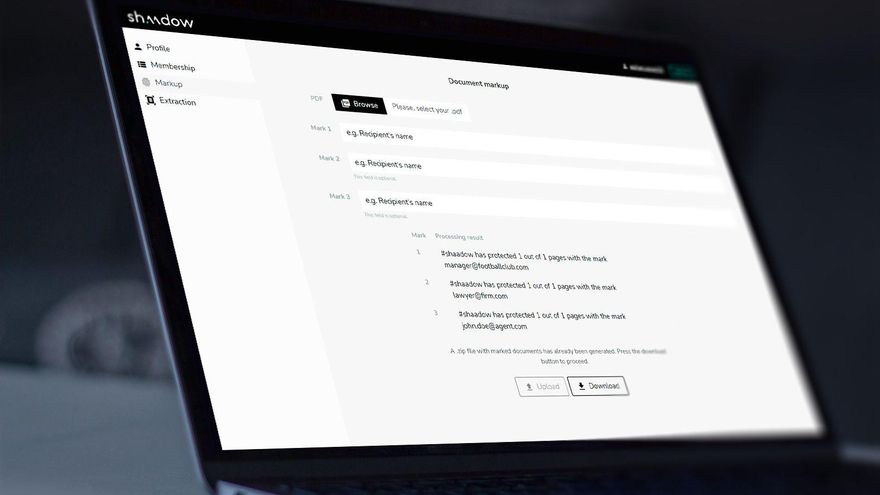 La herramienta Shaadow.