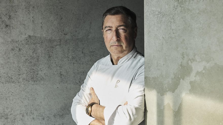 Joan Roca posando en el Celler de Can Roca.