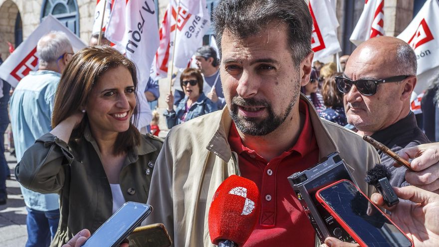 El secretario general del PSOE en Castilla y León, Luis Tudanca.