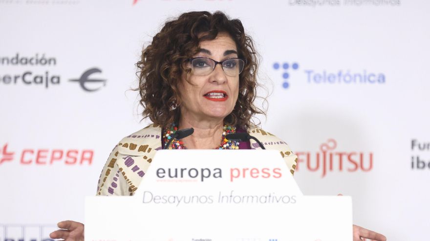 La ministra de Hacienda, María Jesús Montero.