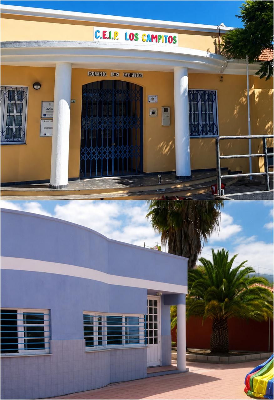 Los desaparecidos CEIP Los Campitos y Todoque.