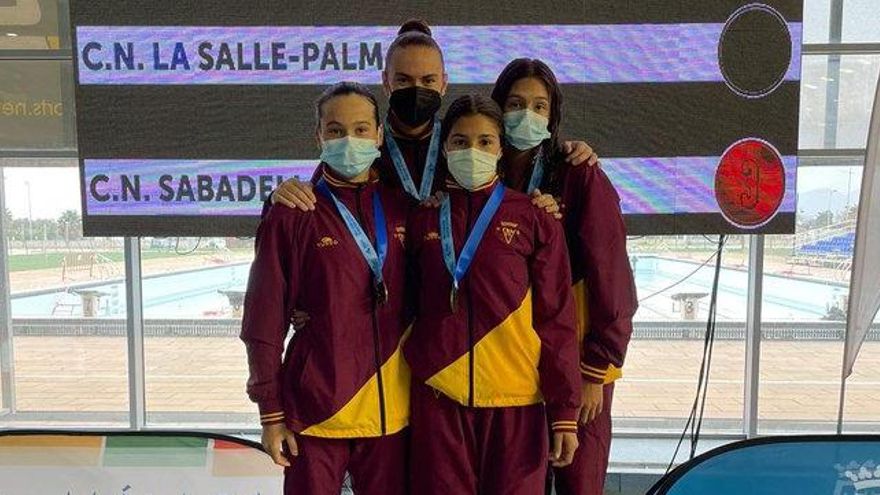 Oro para el relevo 4x200 Libres del Metropole en el Campeonato de España Infantil