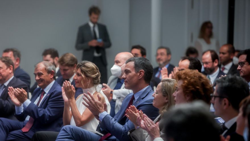 Moncloa resta importancia a la división del Gobierno en la ley audiovisual y Sánchez reivindica el "equipazo" de la coalición