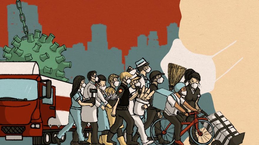 Trabajadores esenciales en tiempos de pandemia