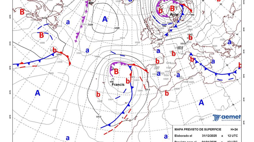 2026 comienza con alertas por lluvias, frío y nieblas en siete comunidades