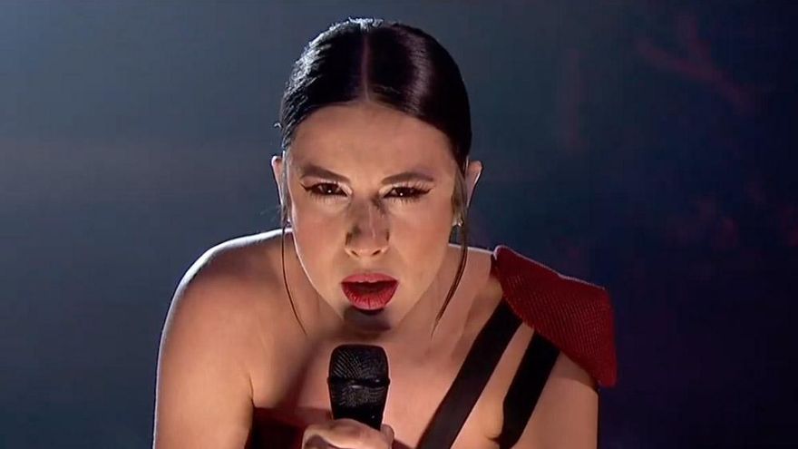 Blanca Paloma, durante la semifinal del Benidorm Fest 2023