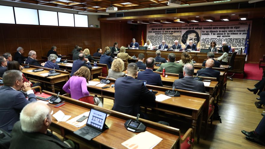 El presidente del Gobierno, Pedro Sánchez, comparece ante la Comisión de Investigación sobre el 'caso Koldo', en el Senado.