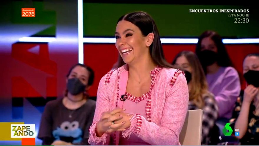 Cristina Pedroche revela en 'Zapeando' que fue figurante de 'Sin tetas no hay paraíso'