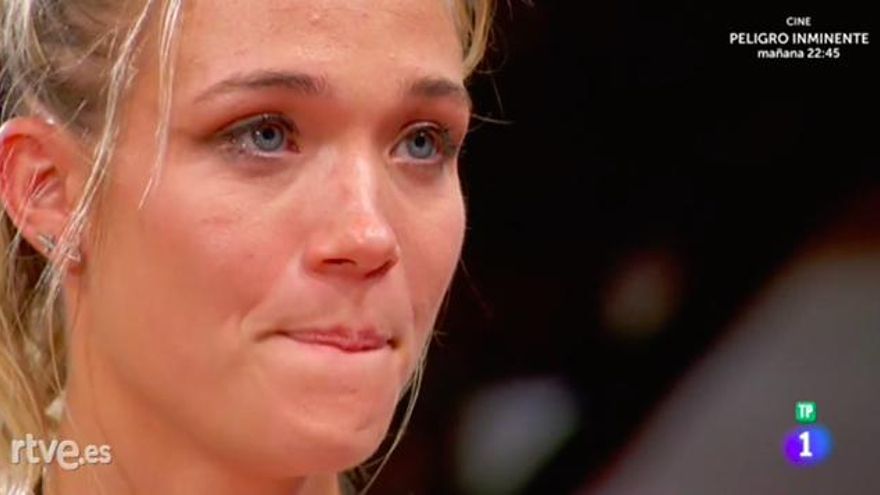 Patricia Montero, emocionada