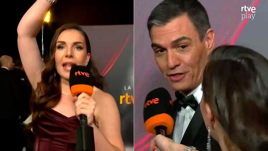 El Consejo de Informativos de RTVE "rechaza" el "tono adulador" de Inés Hernand a Pedro Sánchez en los Goya