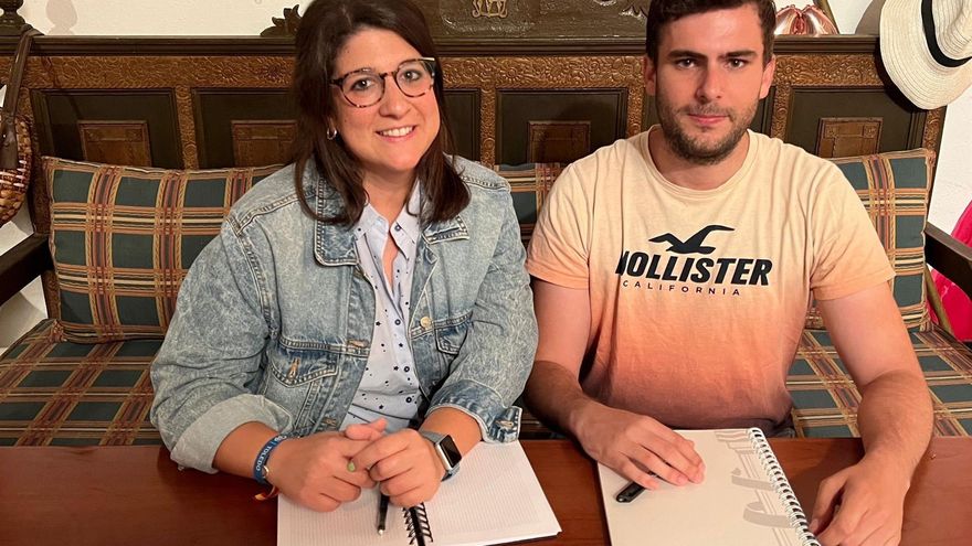 Marta Maroto y uno de los exconcejales tránsfugas de Podemos en La Guardia (Toledo), Víctor Hernández