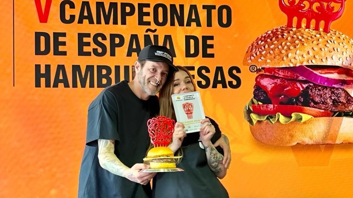 Shara Alonso y Jorge Cadierno, fundadores de The Carnivan Superbar, finalistas en el World Burger Contest.