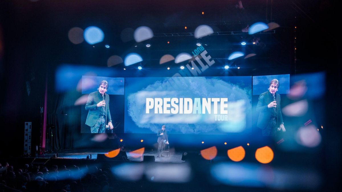 Con la gira "Presidante" Dante Gebel recorrió todo el país