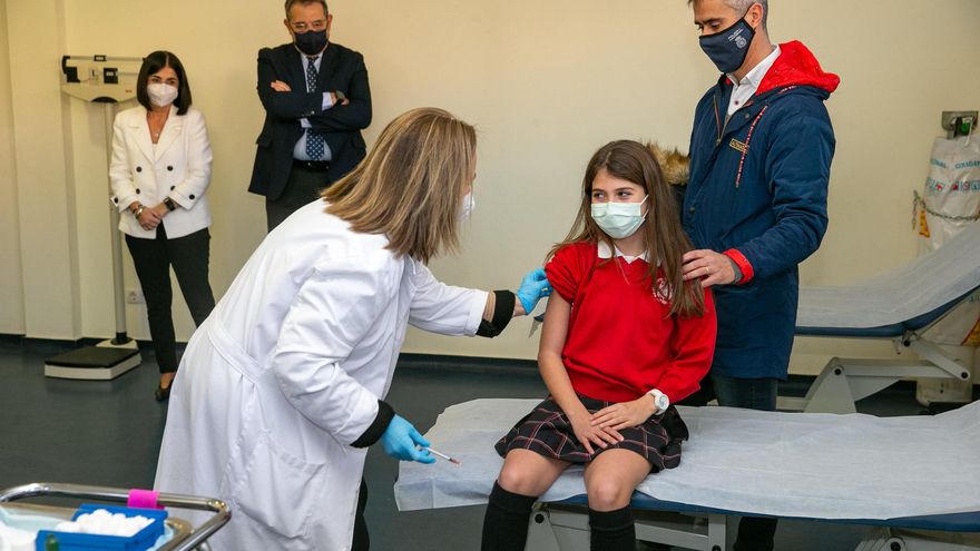Vacunación menores de 12 años en Castilla-La Mancha, con la ministra y el consejero de Sanidad