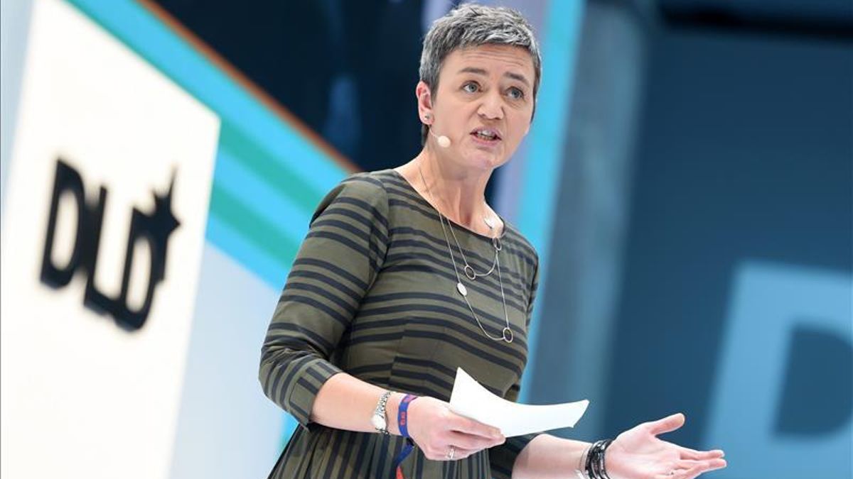 La comisaria europea Margrethe Vestager.