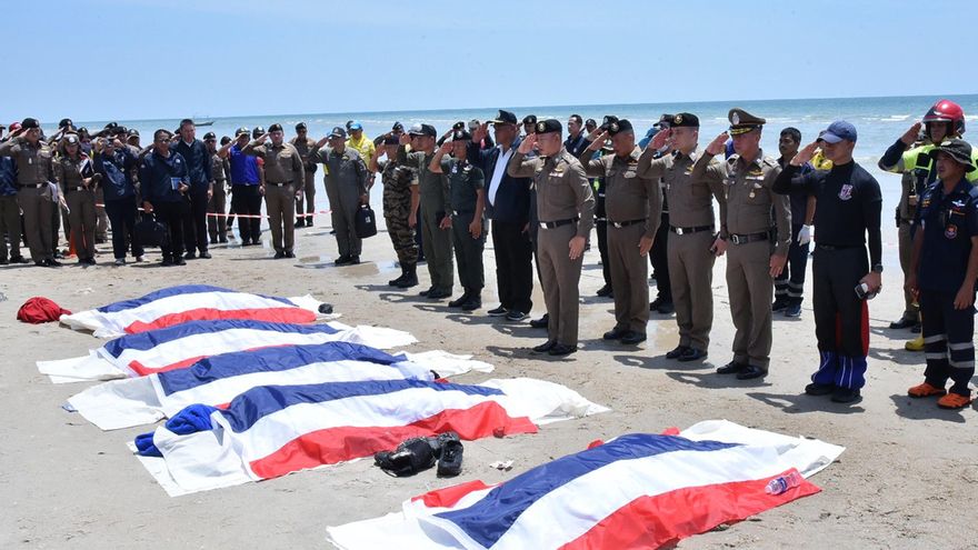 Cinco policías muertos y uno herido en un accidente de una avioneta en Tailandia