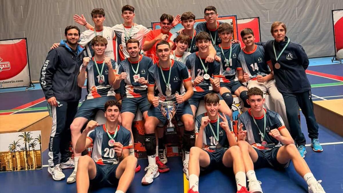 El Academia Voleibol Córdoba, subcampeón de Andalucía juvenil