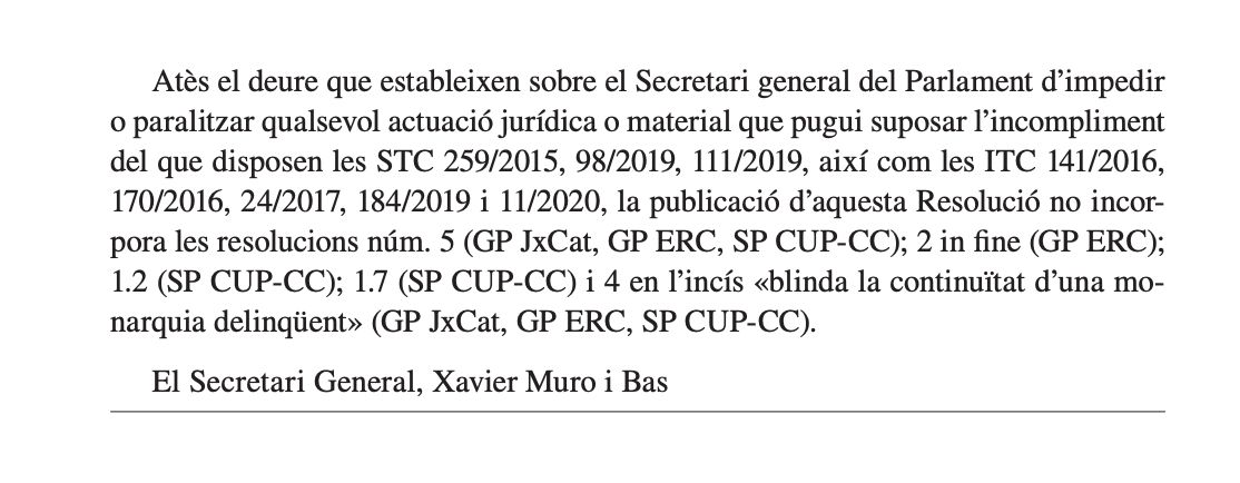 Detalle de la resolución publicada en el DOGC