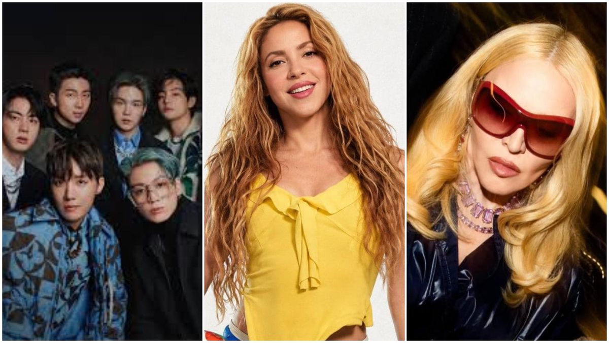 Mundial 2026: Shakira, Madonna y BTS serán el show del entretiempo en la final
