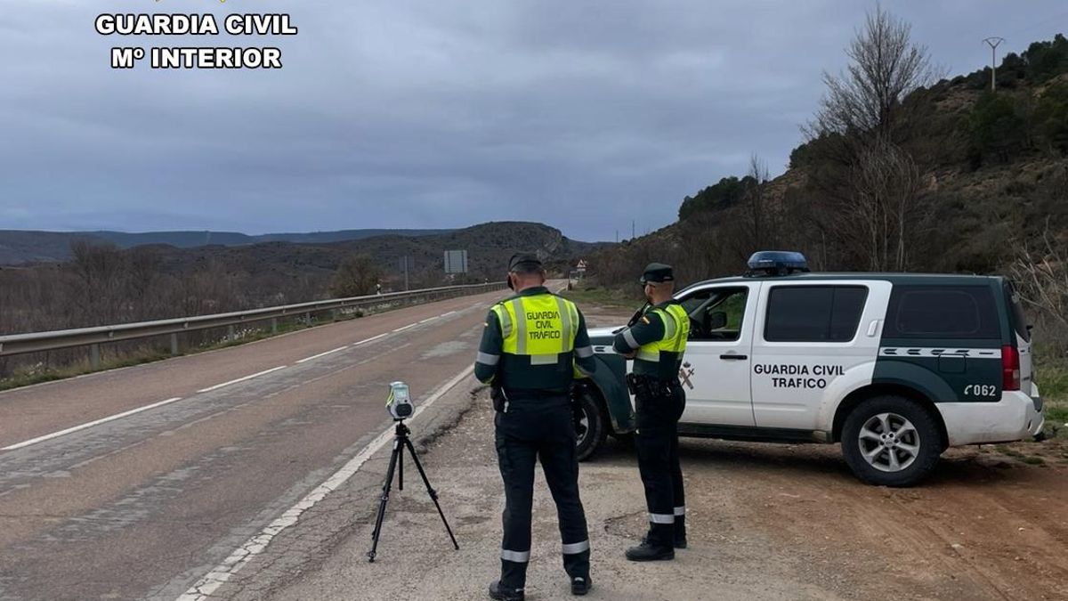 Investigado un conductor en Teruel por circular a 181 km/h en una vía de 90 y bajo los efectos de sustancias estupefacientes