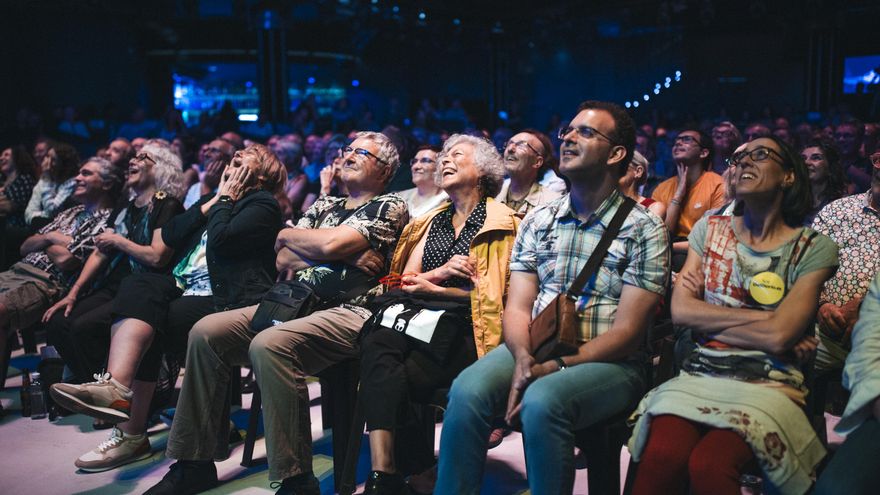 Asistentes a la inauguración del Festival de las Ideas y la Cultura