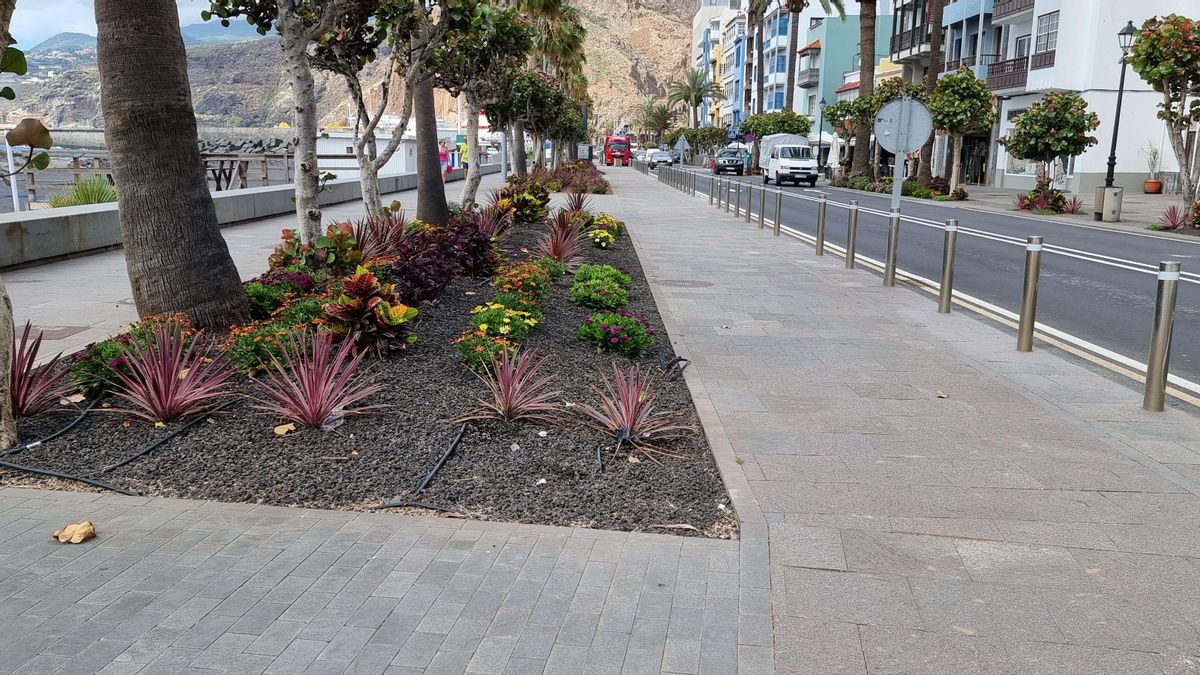Avenida Marítima de Santa Cruz de La Palma.