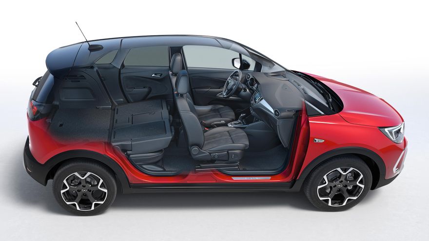Habitáculo del nuevo Opel Crossland.