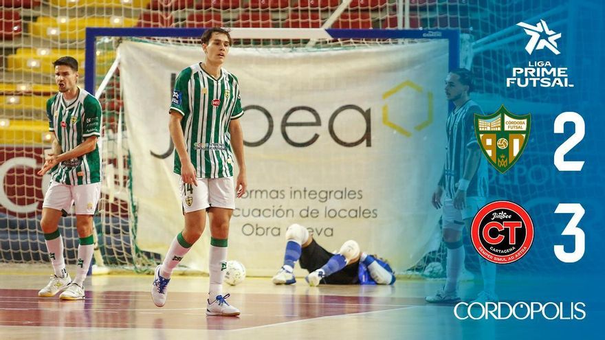El Córdoba Patrimonio vuelve a quedarse sin premio en Vista Alegre (2-3)