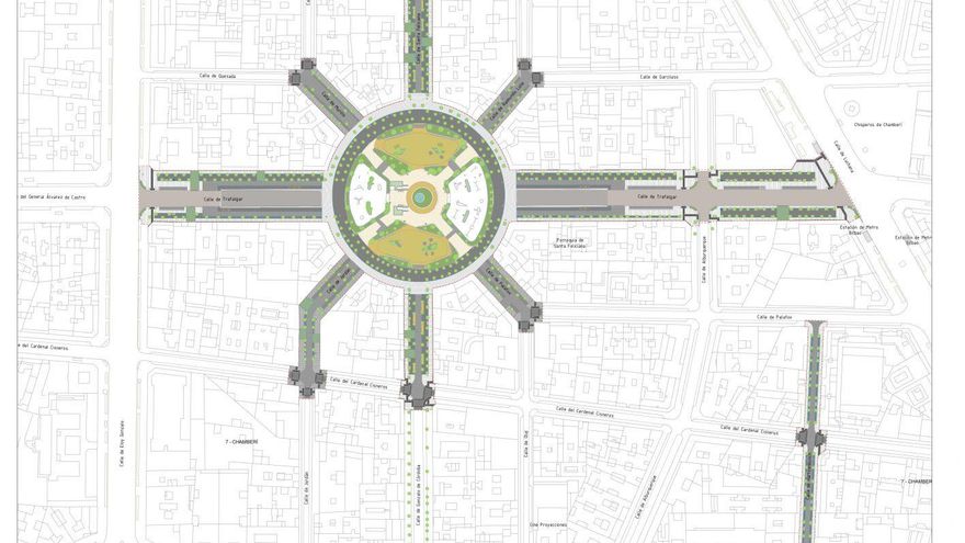Nueva reforma en el corazón de Chamberí para concluir la peatonalización de Olavide y calles que la rodean