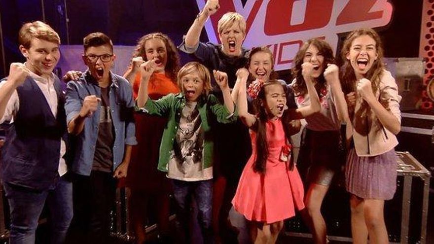 Lucía, Alexia, Noemí, Melani y Javier