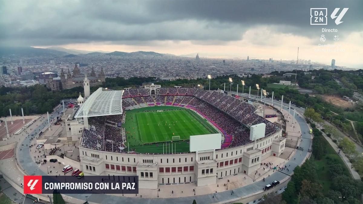 LaLiga volvió a censurar la protesta de los futbolistas y lo enmascaró con su "compromiso por la paz"