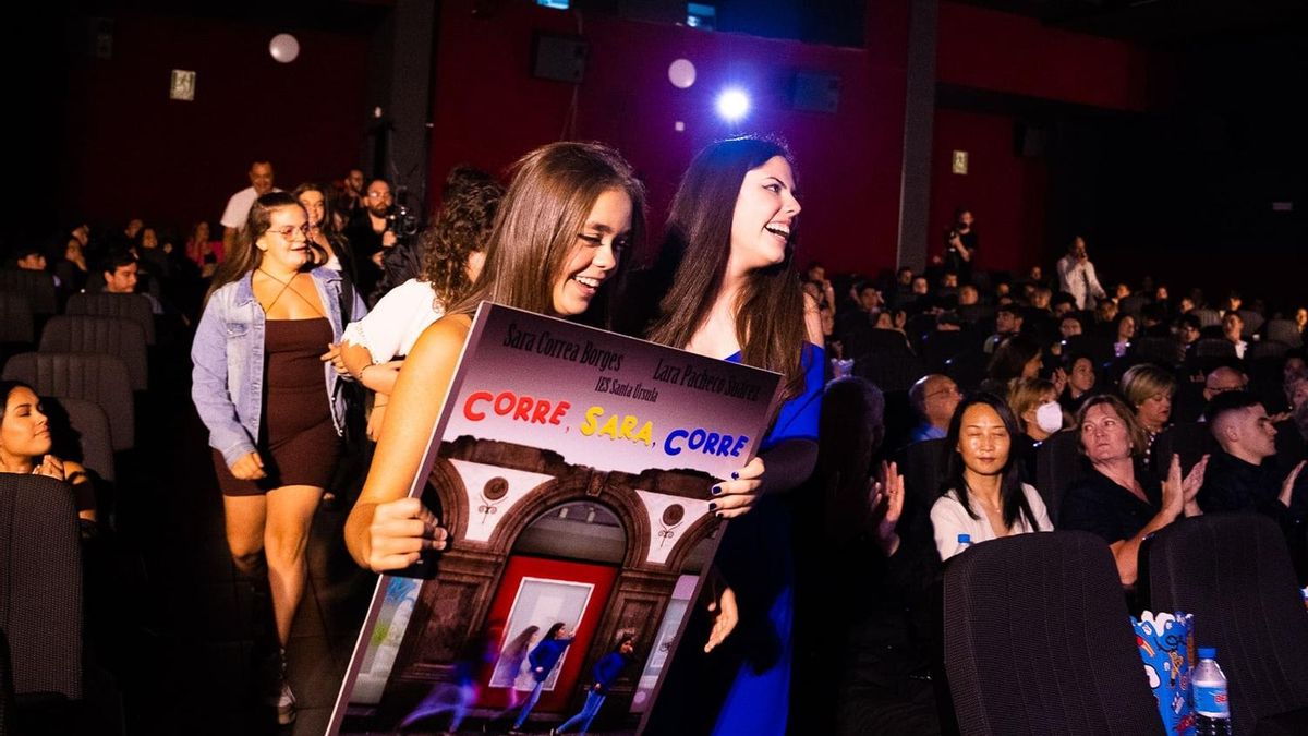 Alumnas, en una de las galas de la novena edición de Cinedfest.