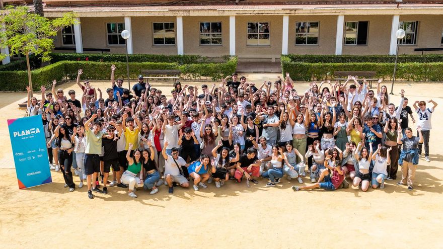 Los jóvenes iniciaron su participación en la actividad a principios de año.