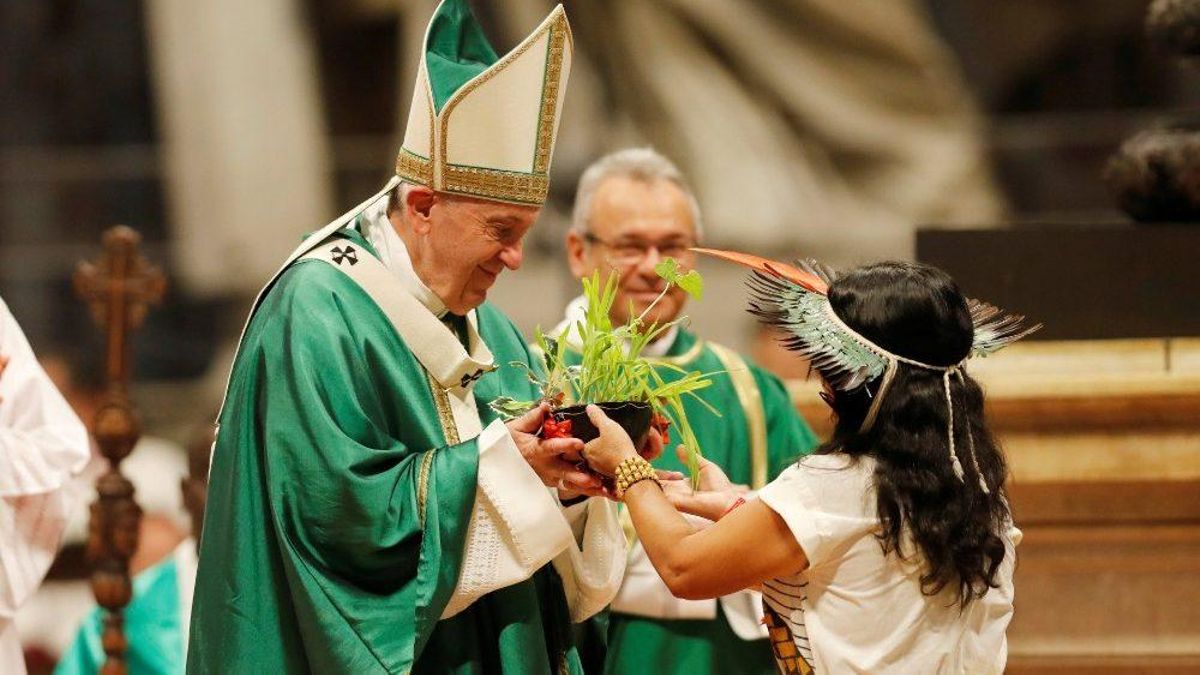 En 2019, el Papa Francisco visitó la Amazonía en su visita a Perú.