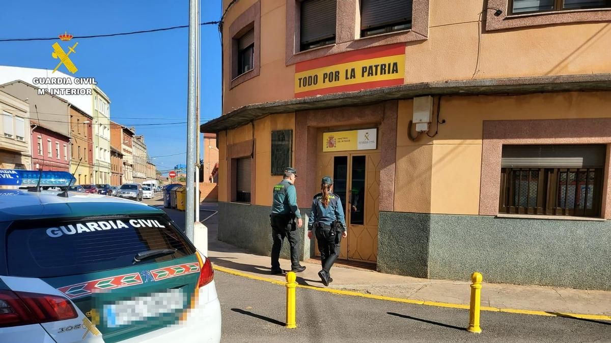 Puesto de la Guardia Civil en La Bañeza, León.