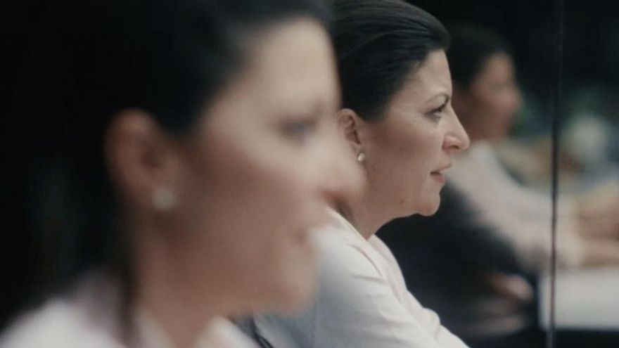 Macarena Olona durante la entrevista en 'Lo de Évole'.